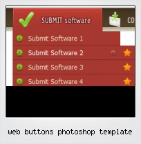 Web Buttons Photoshop Template