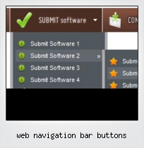 Web Navigation Bar Buttons