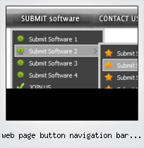 Web Page Button Navigation Bar Free