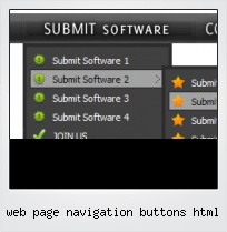 Web Page Navigation Buttons Html