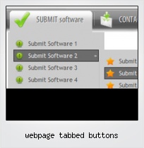 Webpage Tabbed Buttons
