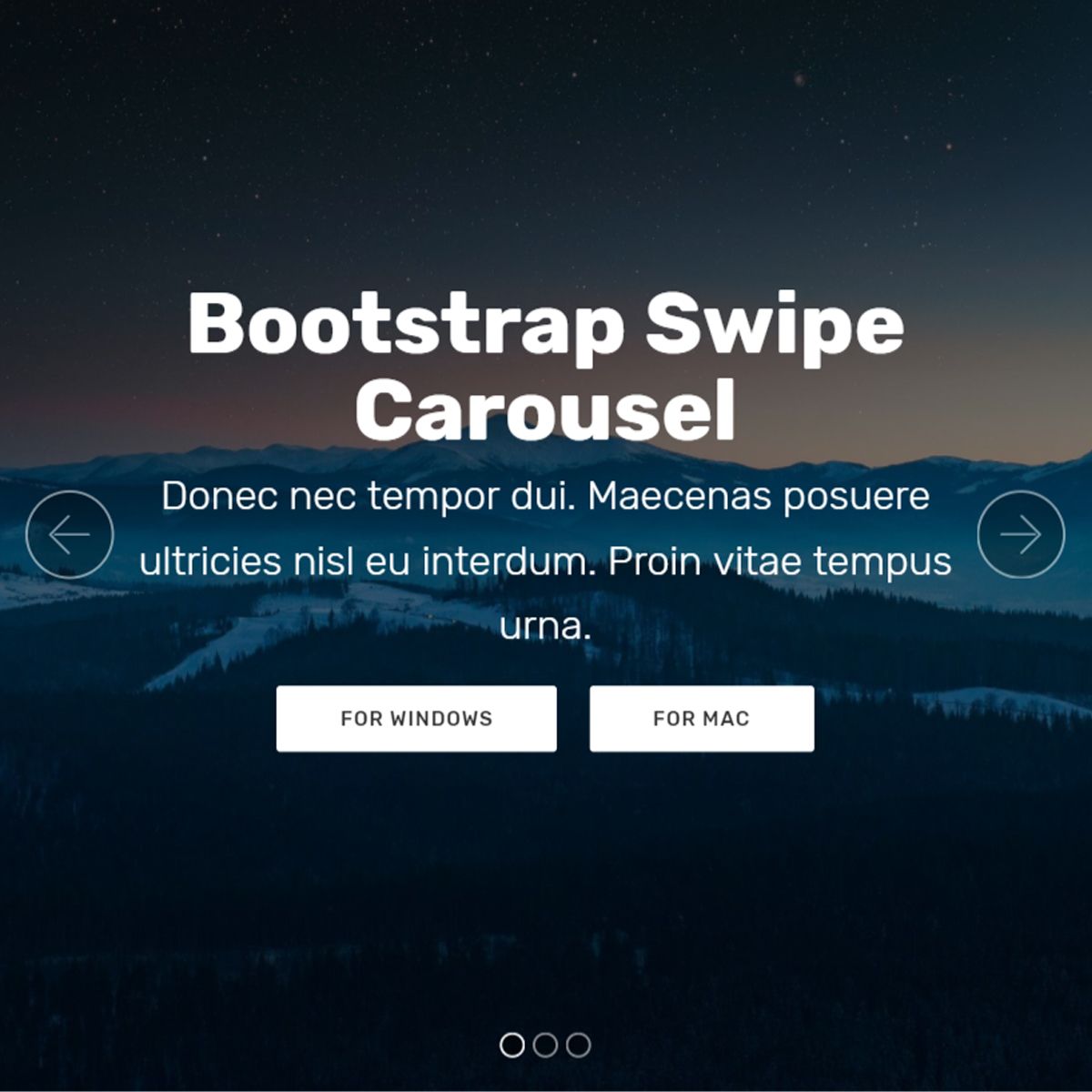 HTML5 Bootstrap Photo Slideshow